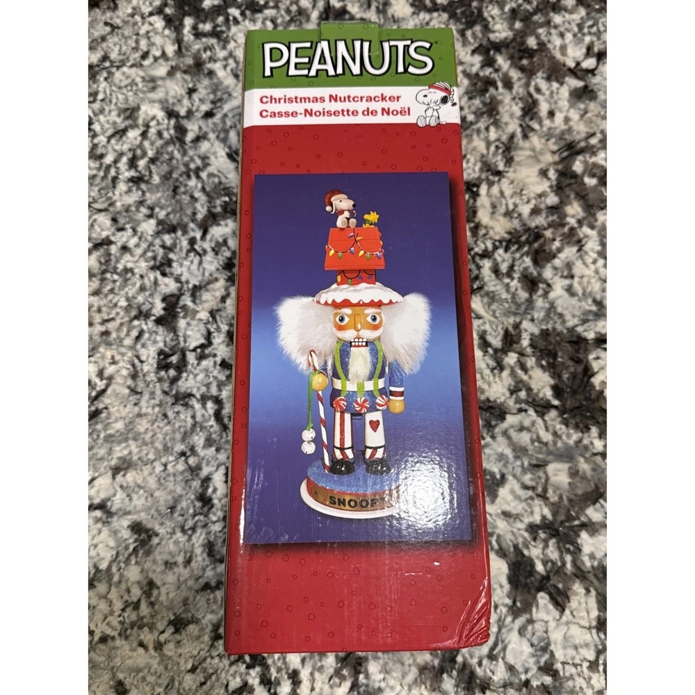 Kurt Adler (PN6171L) Peanuts Snoopy Hollywood Nutcracker, 12" Open Box